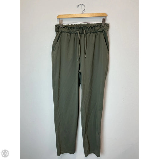 Athletic Pants By Lululemon In Green, Size: 8