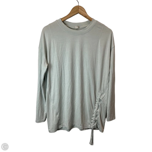 Athletic Top Long Sleeve Crewneck By Lululemon In Blue, Size: 8