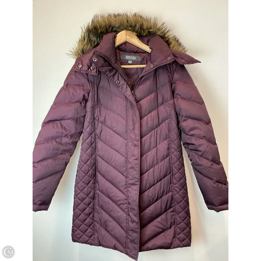 Coat Puffer & Quilted By Kenneth Cole Reaction In Purple, Size: S