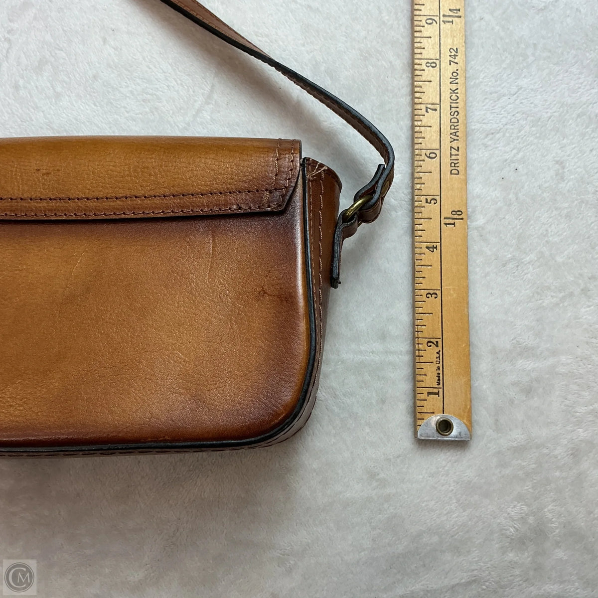 Crossbody Leather By Cmc, Size: Medium