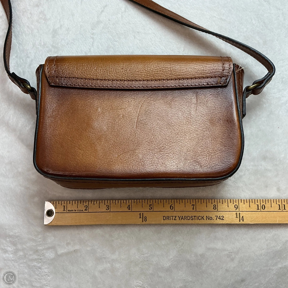 Crossbody Leather By Cmc, Size: Medium