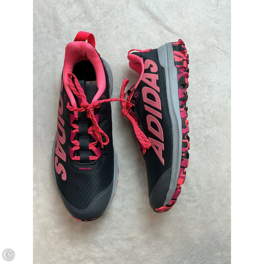 Shoes Athletic By Adidas In Grey & Pink, Size: 7.5