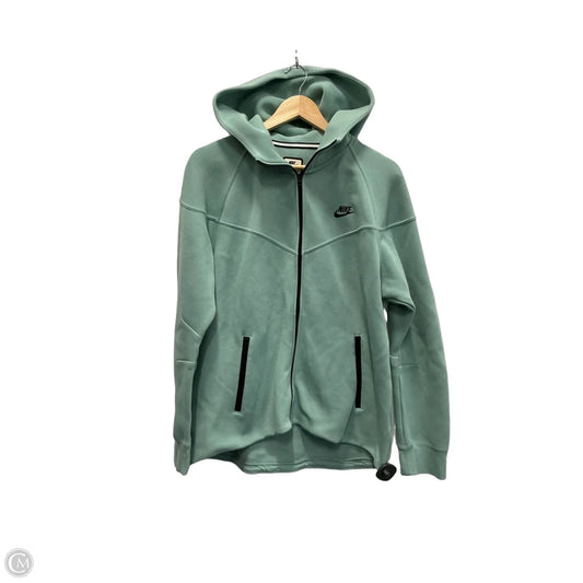 Athletic Sweatshirt Hoodie By Nike In Blue, Size: Xl