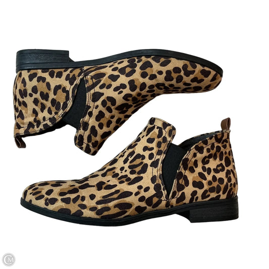Boots Ankle Flats By Dr Scholls In Animal Print, Size: 6