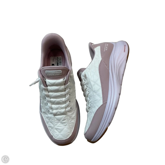 Shoes Athletic By Skechers In Purple & White, Size: 8.5