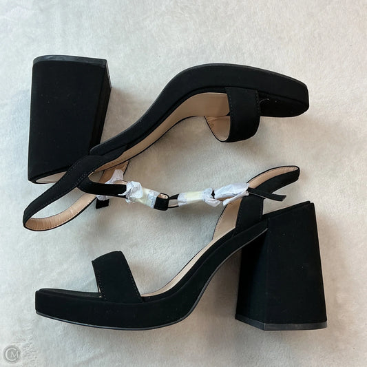 Sandals Heels Block By Dream Pairs In Black, Size: 10