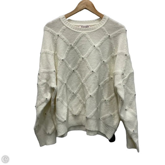 Sweater By Nanette By Nanette Lepore In Cream, Size: Xl