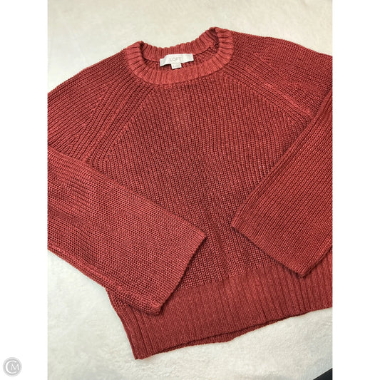 Sweater By Loft In Red, Size: S