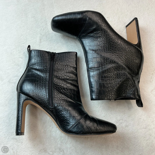 Boots Ankle Heels By Express In Black, Size: 8