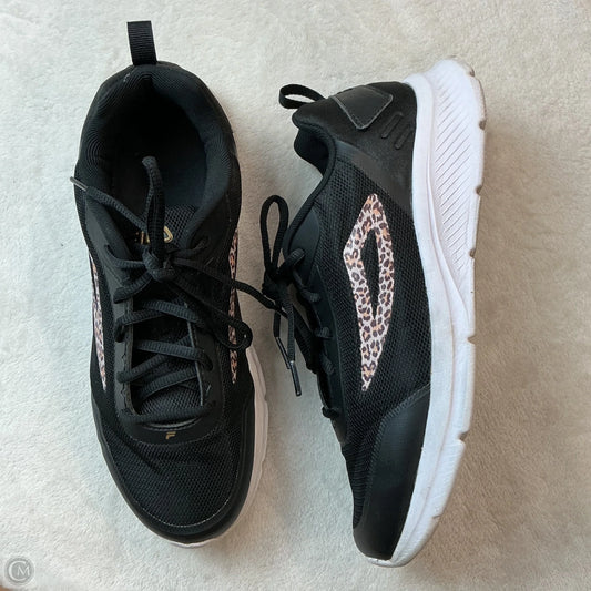 Shoes Athletic By Fila In Black, Size: 9.5