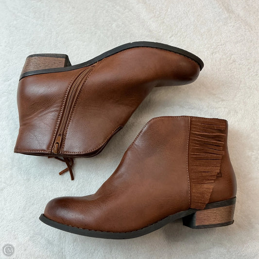 Boots Ankle Heels By Dirty Laundry In Tan, Size: 8.5