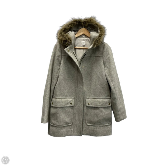 Coat Wool By J. Crew In Grey, Size: 6