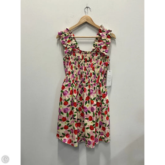 Dress Casual Short By English Factory In Floral Print, Size: M