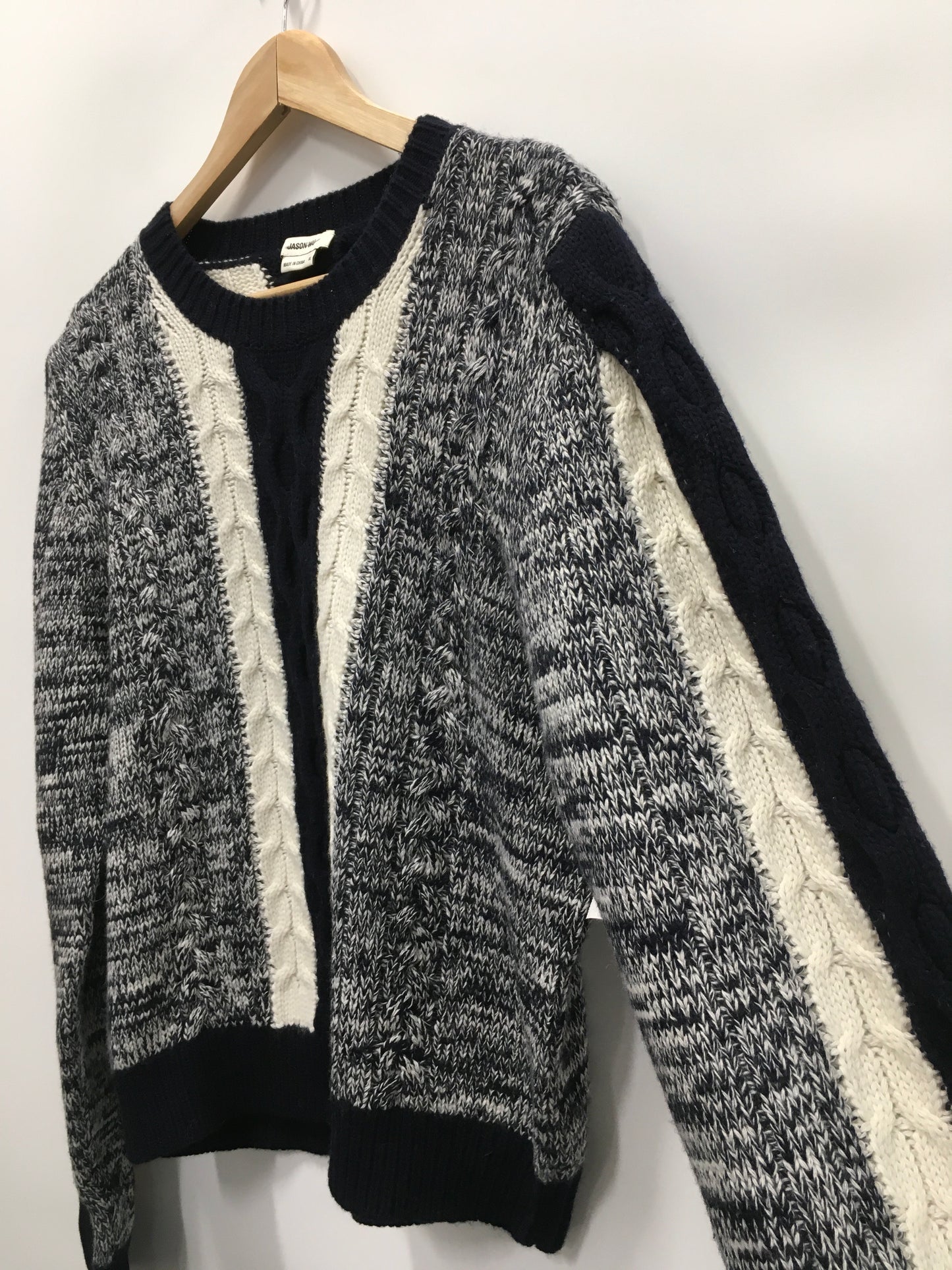 Sweater By Jason Wu In Blue & White, Size: Xl