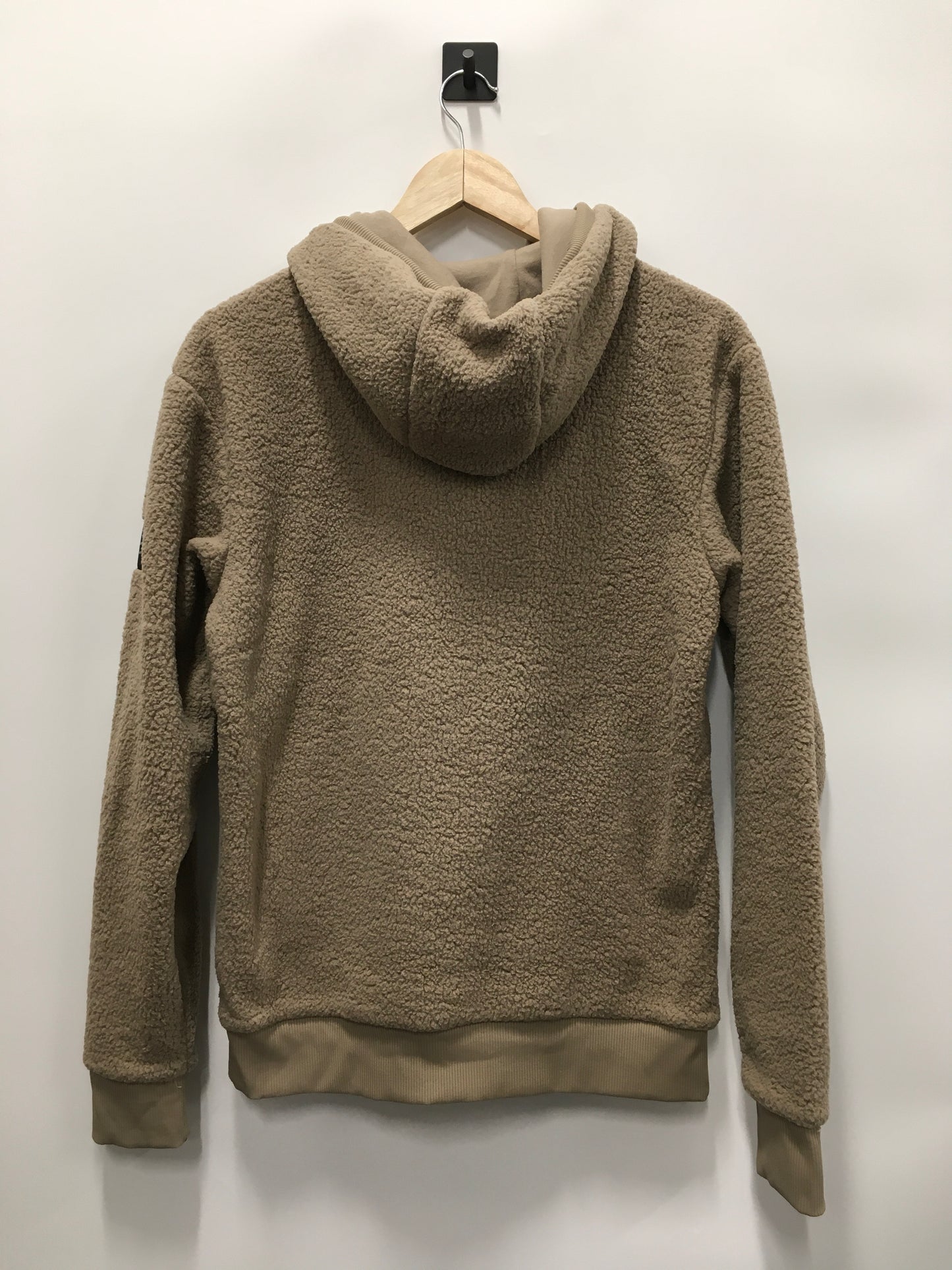 Athletic Sweatshirt Hoodie By Alo In Tan, Size: Xs