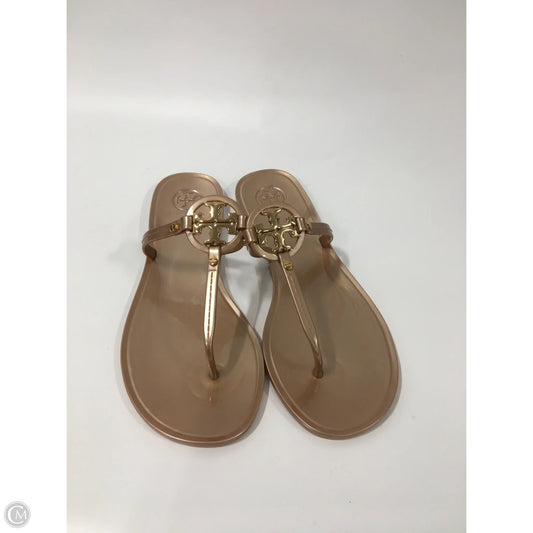 Sandals Designer By Tory Burch In Rose Gold, Size: 8