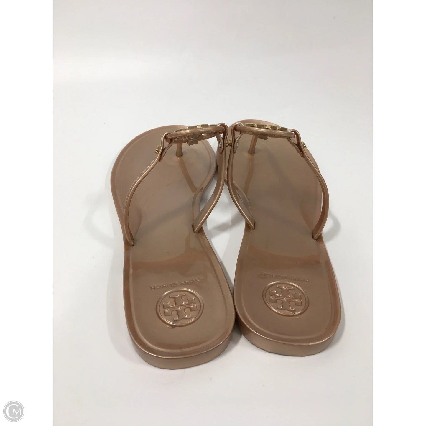 Sandals Designer By Tory Burch In Rose Gold, Size: 8