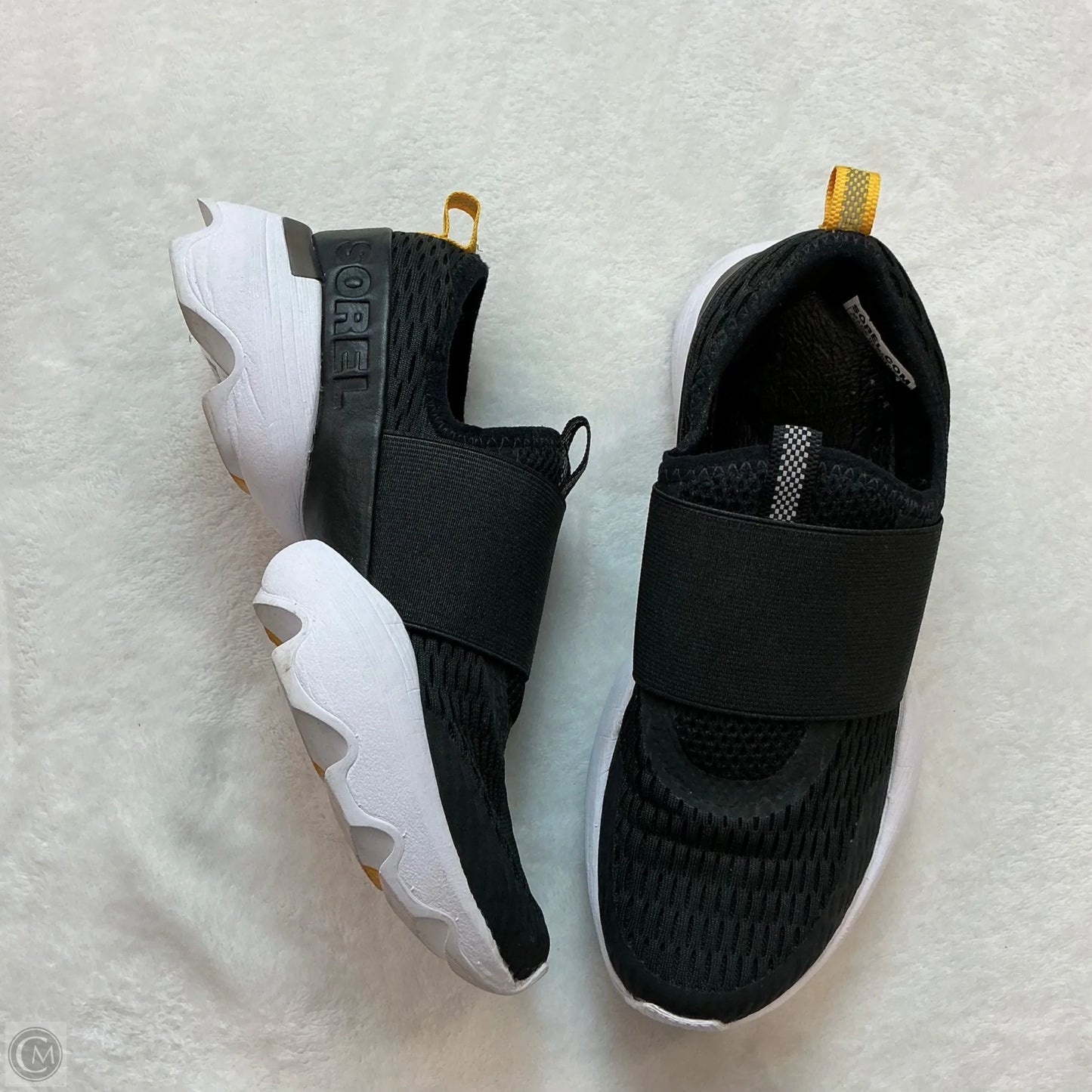 Shoes Athletic By Sorel In Black & White, Size: 5