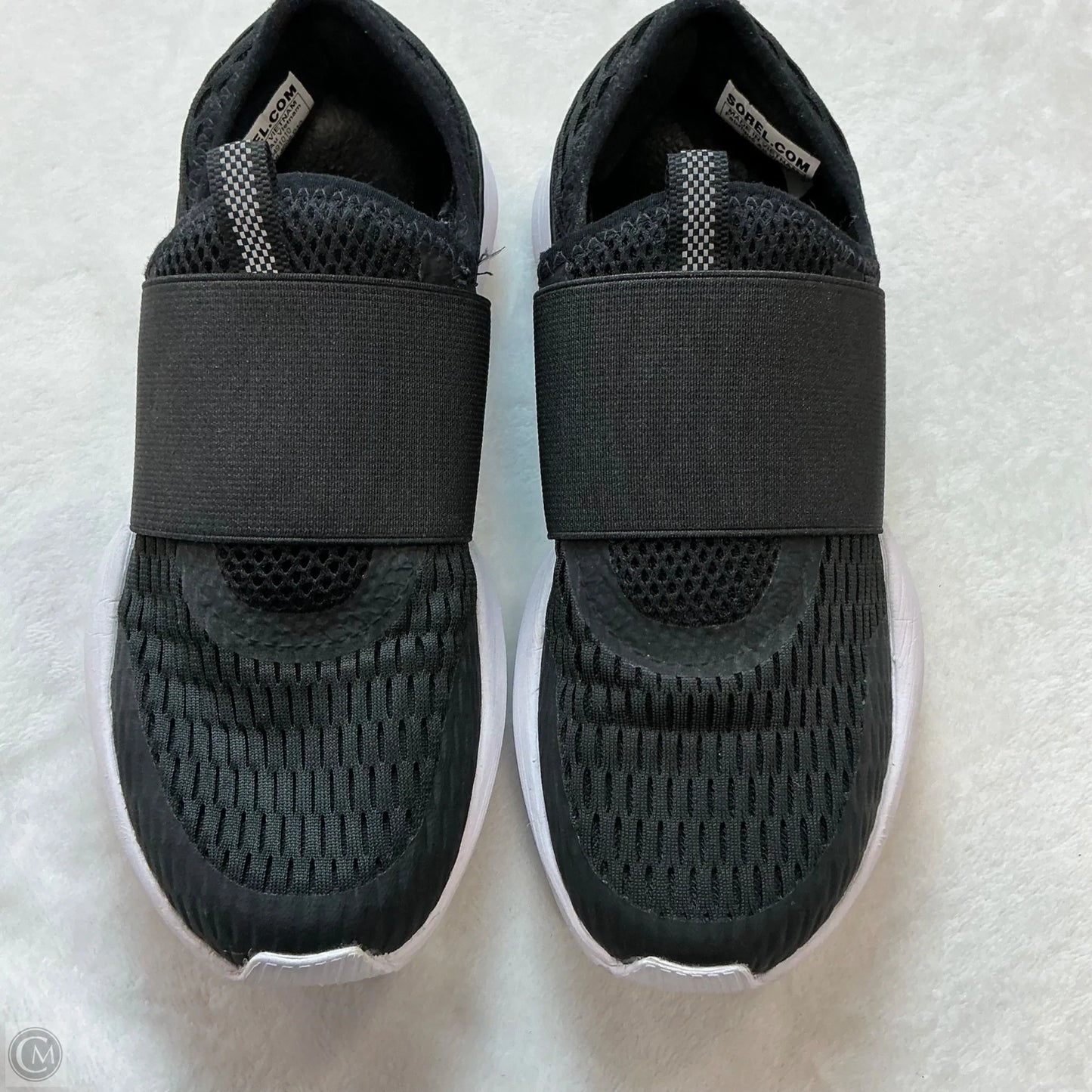 Shoes Athletic By Sorel In Black & White, Size: 5