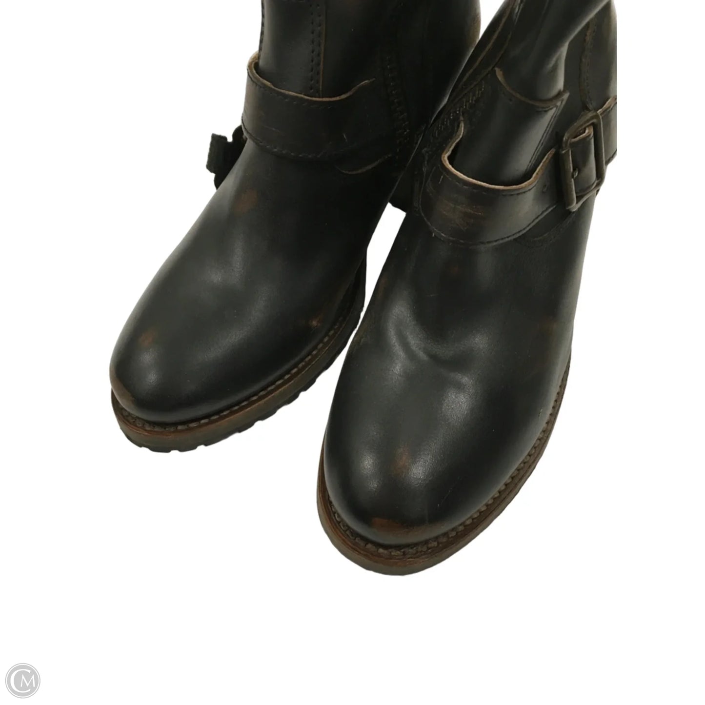 Boots Ankle Heels By Freebird In Brown, Size: 9
