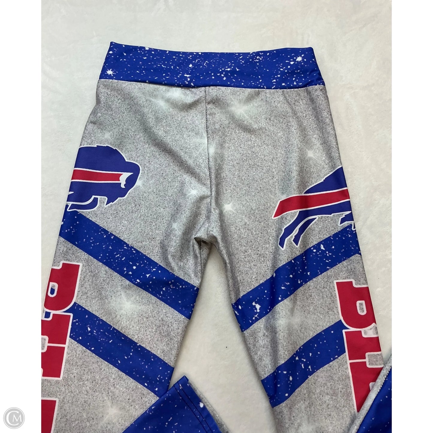 Athletic Leggings By Clothes Mentor In Blue Red & White, Size: M