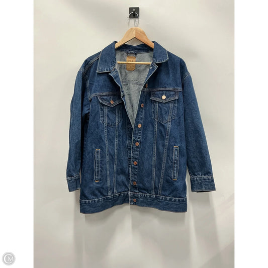 Jacket Denim By Gap In Blue Denim, Size: Mp