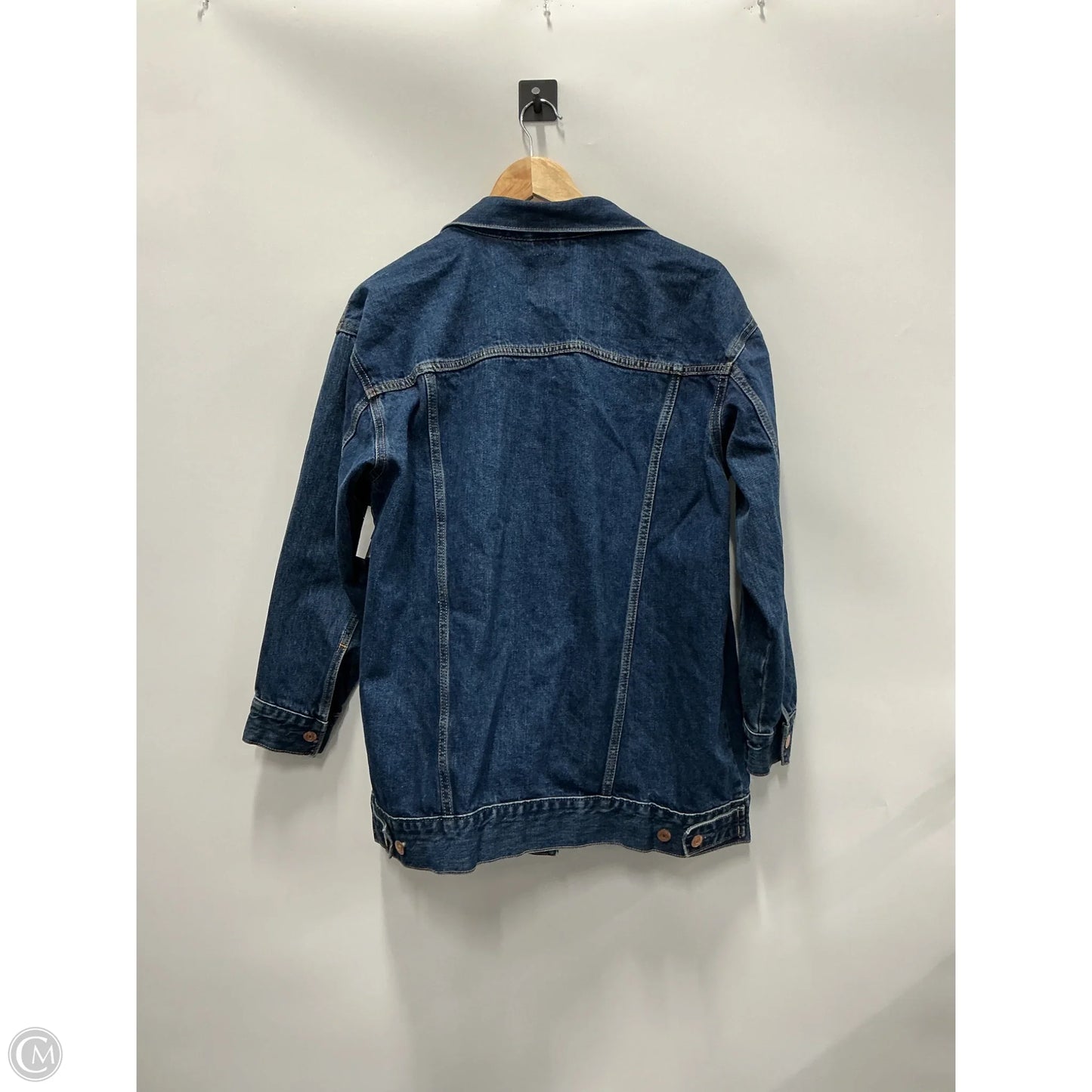 Jacket Denim By Gap In Blue Denim, Size: Mp