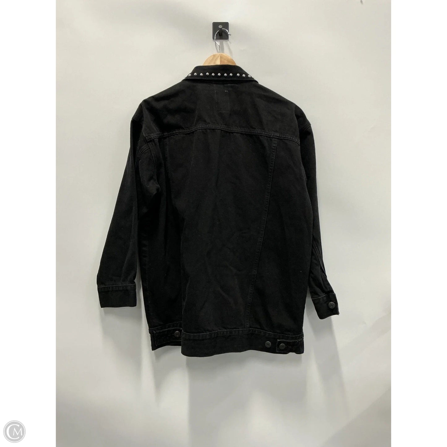 Jacket Denim By Gap In Black, Size: Mp