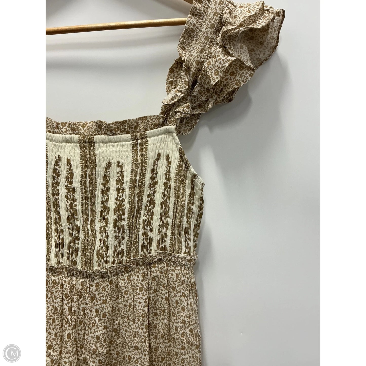 Dress Casual Maxi By Jessica Simpson In Tan, Size: L