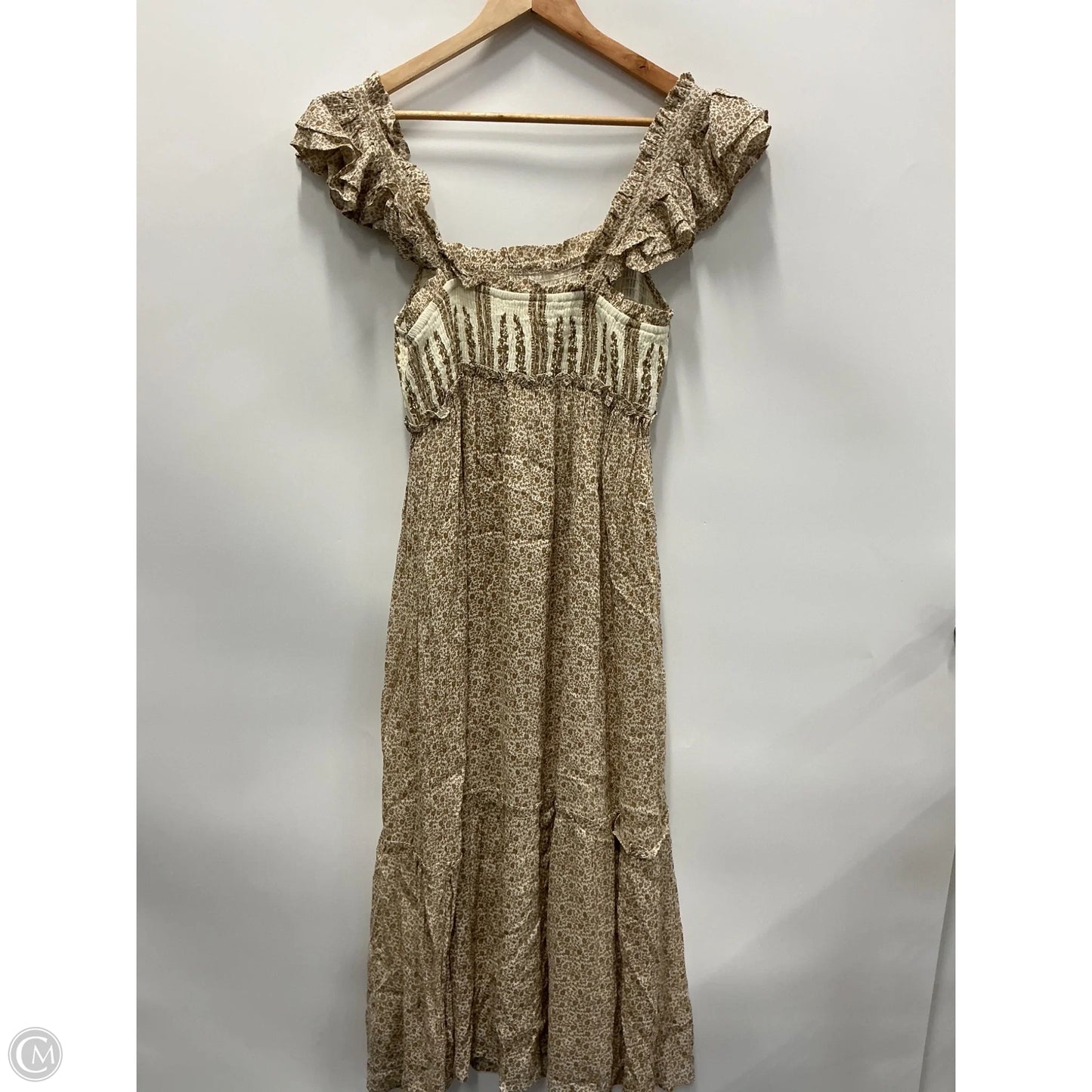 Dress Casual Maxi By Jessica Simpson In Tan, Size: L