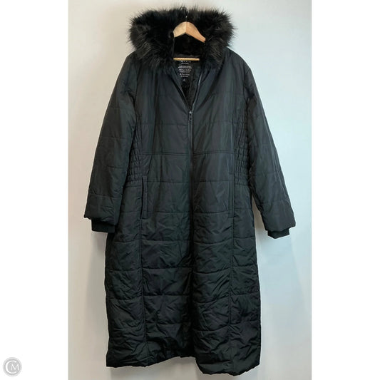 Coat Parka By Torrid In Black, Size: 3x
