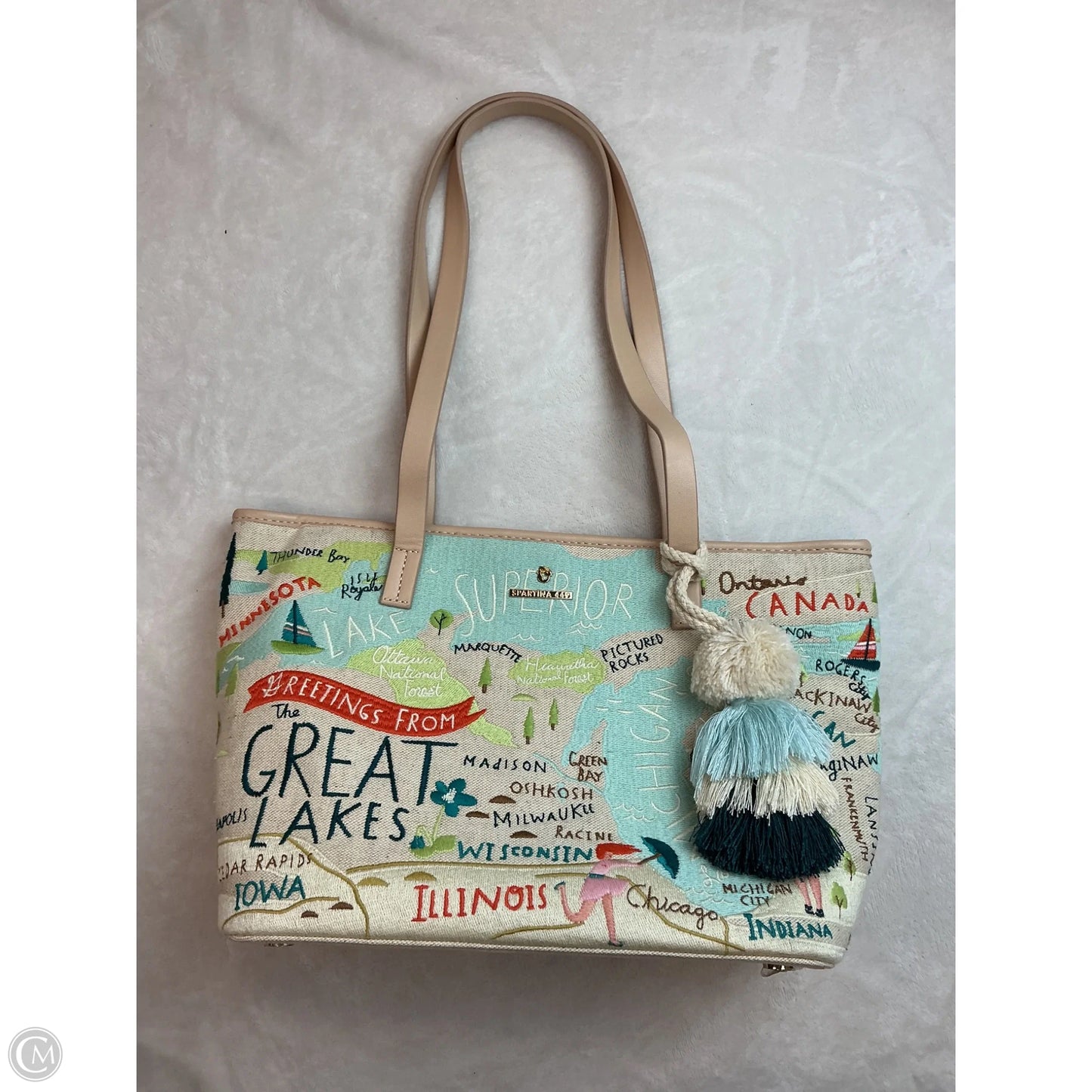 Handbag By Spartina, Size: Medium