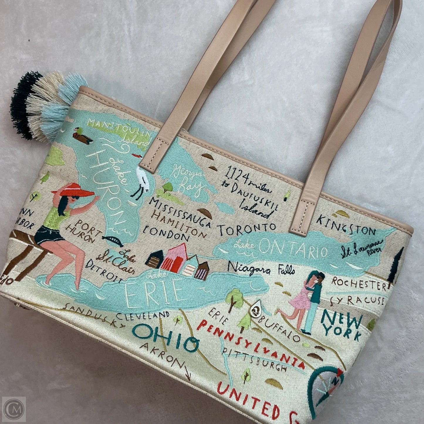 Handbag By Spartina, Size: Medium