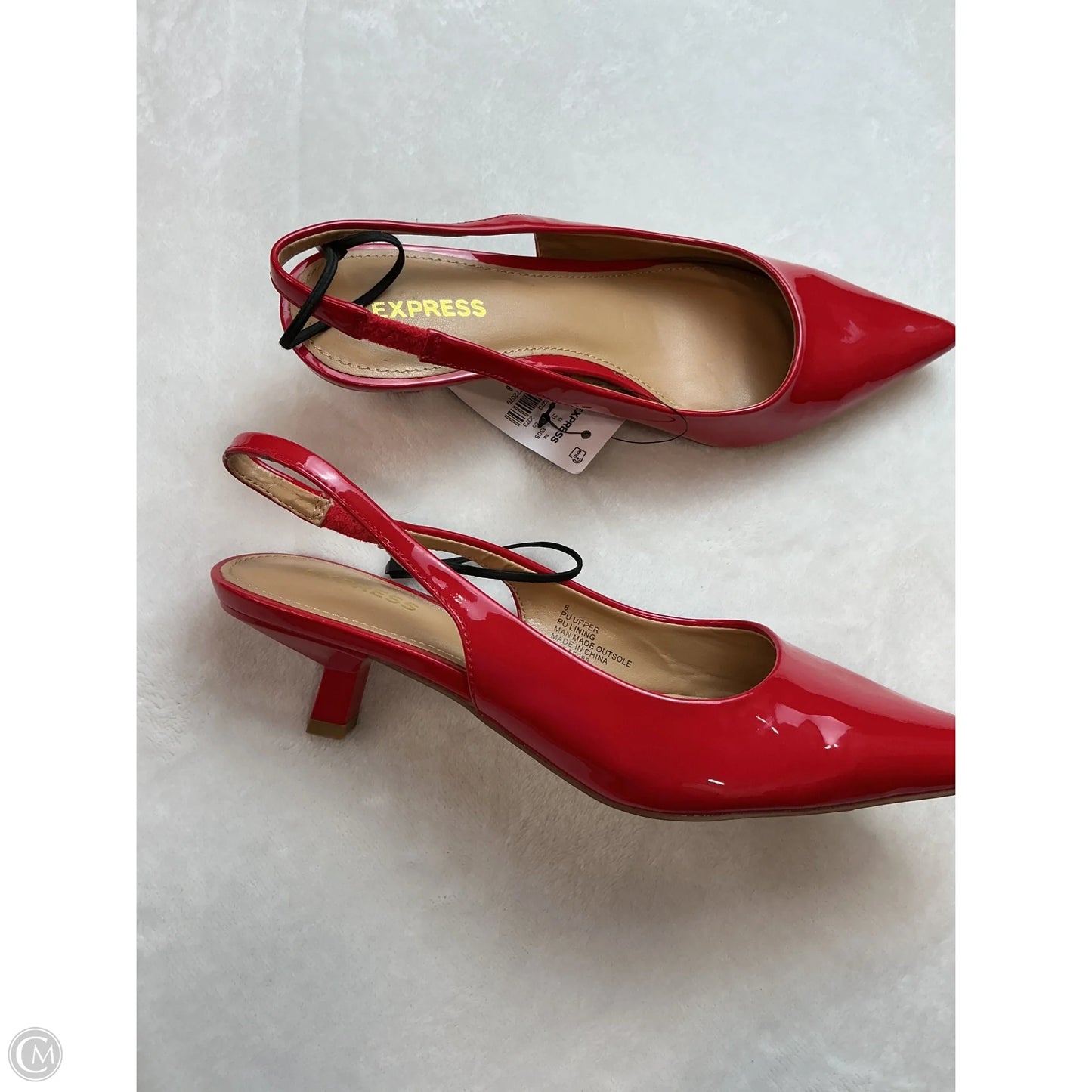 Shoes Heels Stiletto By Express In Red, Size: 6