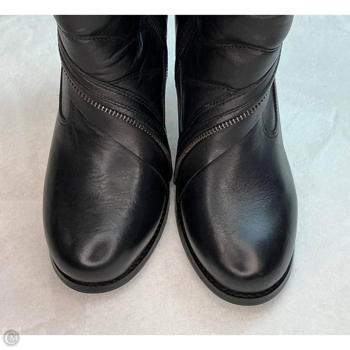 Boots Mid-calf Heels By Harley Davidson In Black, Size: 10