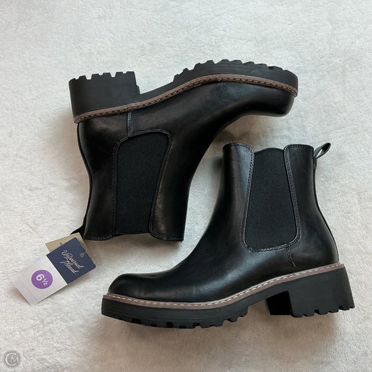 Boots Ankle Heels By Universal Thread In Black, Size: 6.5