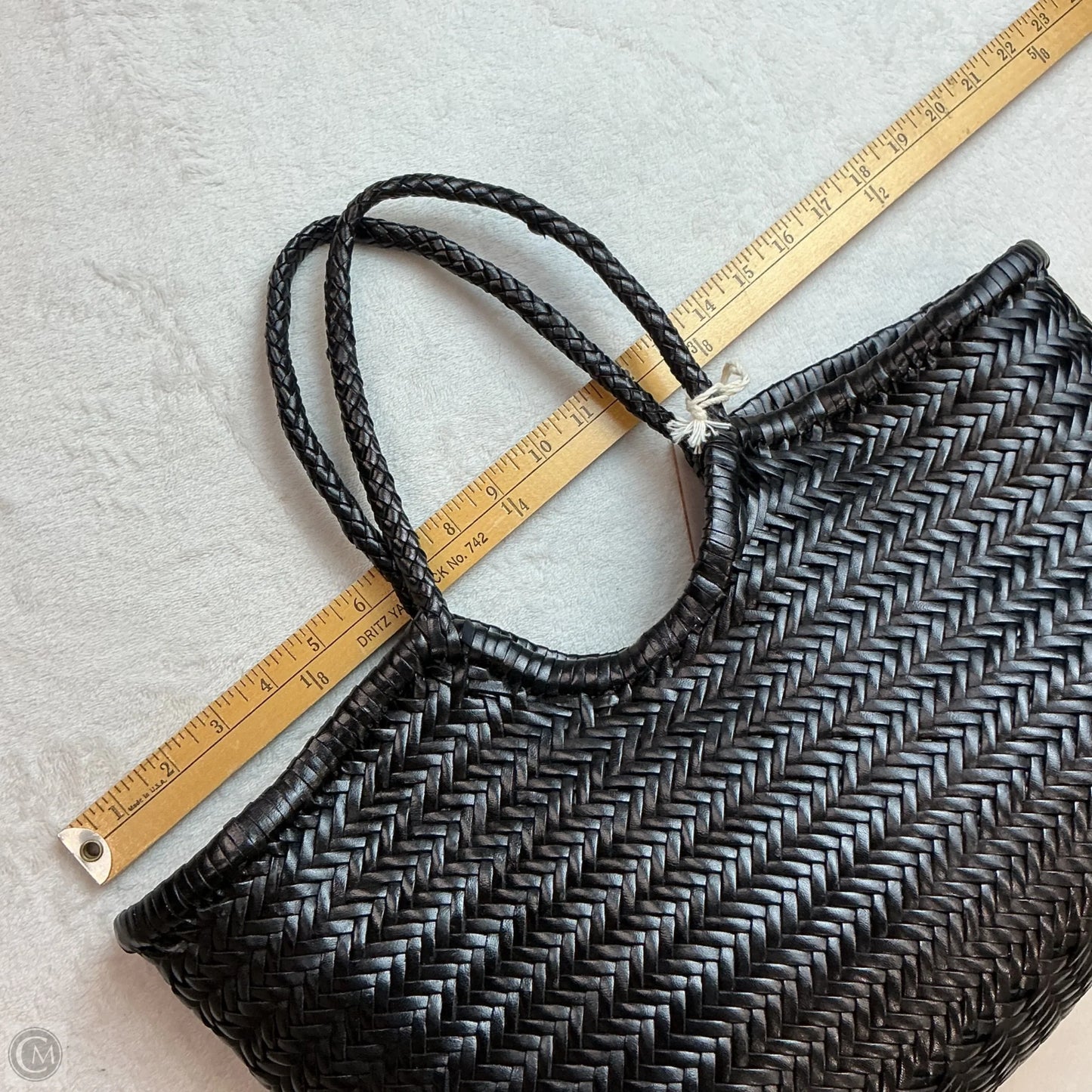 Handbag Leather By Clothes Mentor, Size: Medium