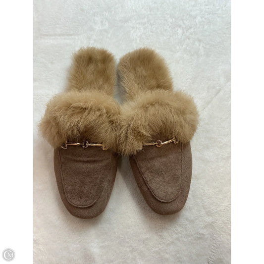 Shoes Flats By Clothes Mentor In Brown, Size: 8.5