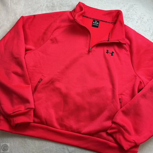 Athletic Sweatshirt Collar By Under Armour In Orange, Size: Xl