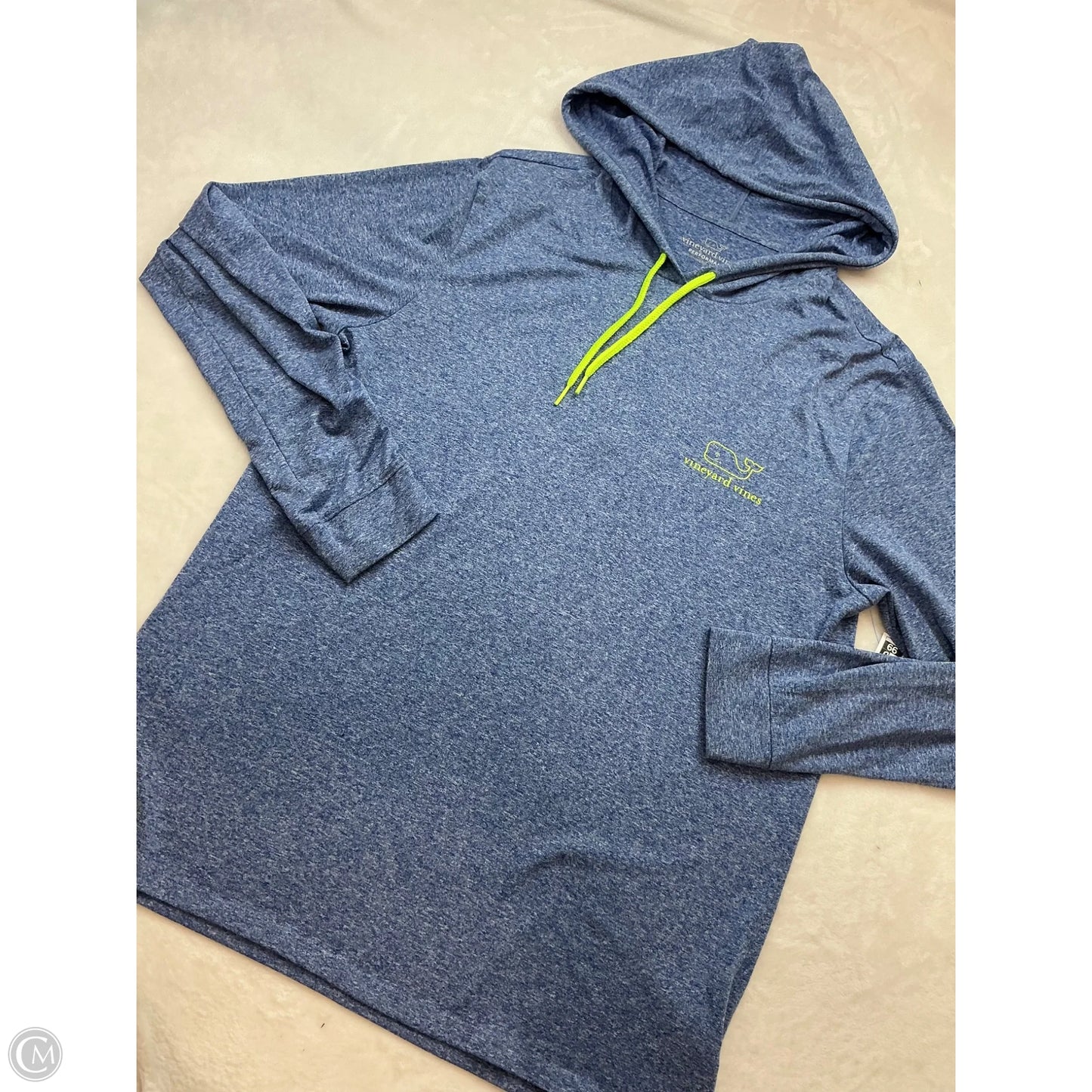 Athletic Top Long Sleeve Hoodie By Vineyard Vines In Blue, Size: S
