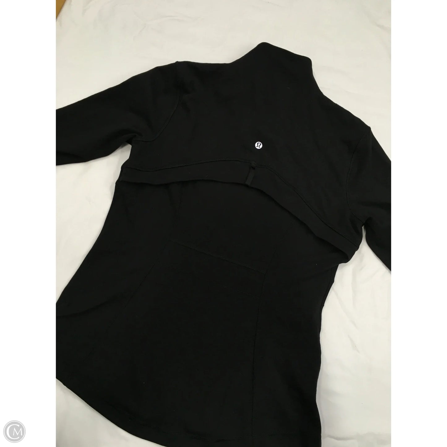 Athletic Jacket By Lululemon In Black, Size: 10