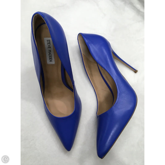 Shoes Heels Stiletto By Steve Madden In Blue, Size: 11