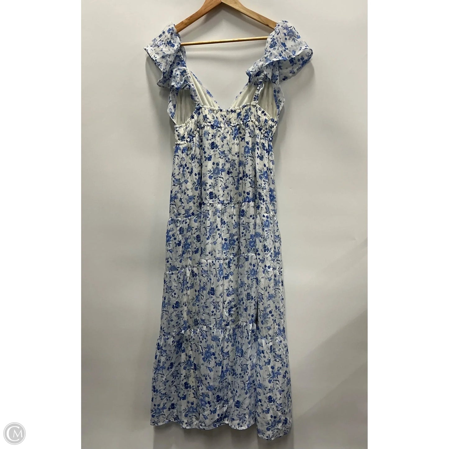 Dress Casual Maxi By Clothes Mentor In Floral Print, Size: L