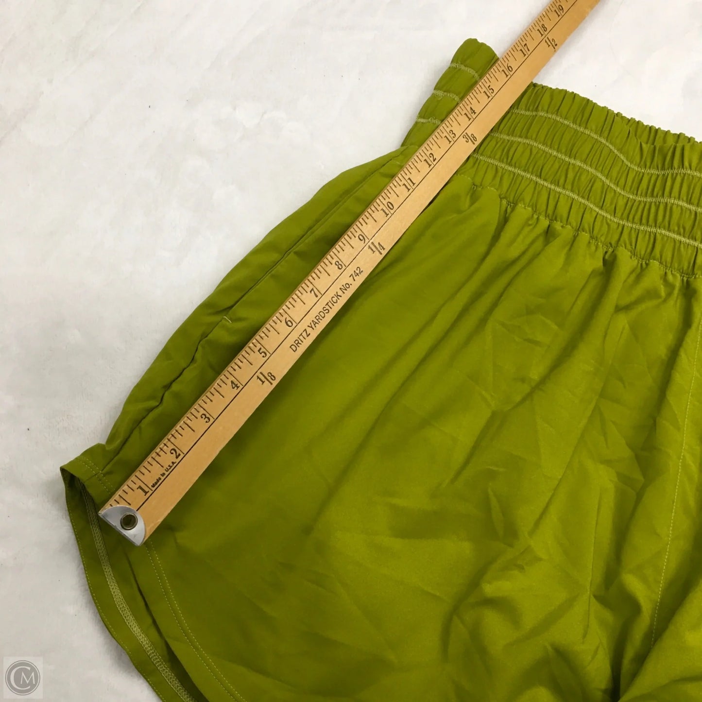 Athletic Shorts By Nike In Chartreuse, Size: 1x