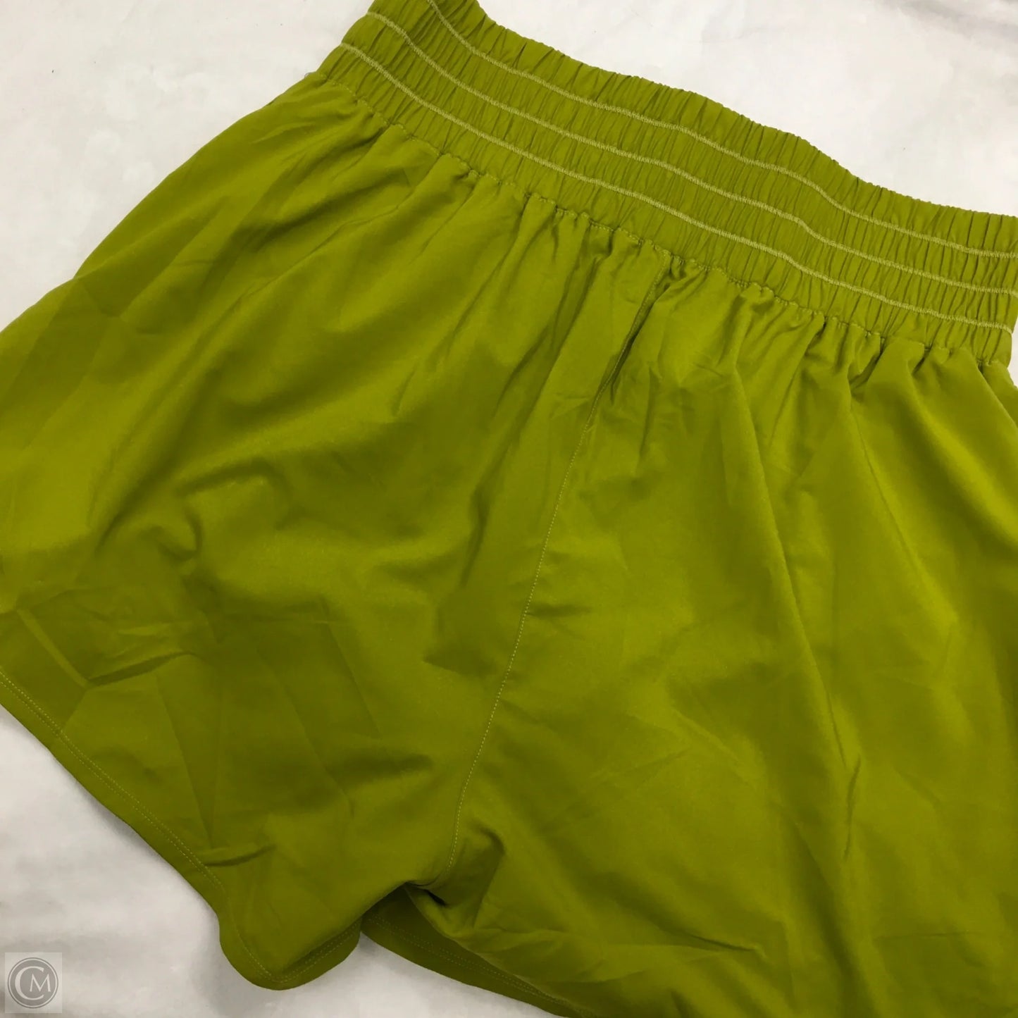 Athletic Shorts By Nike In Chartreuse, Size: 1x