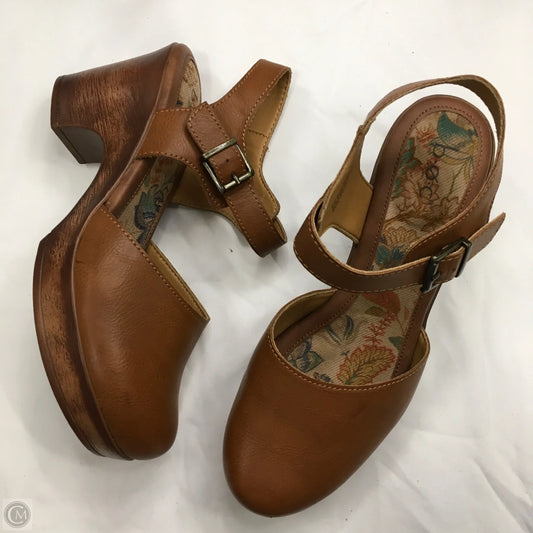 Shoes Heels Block By Boc In Tan, Size: 9