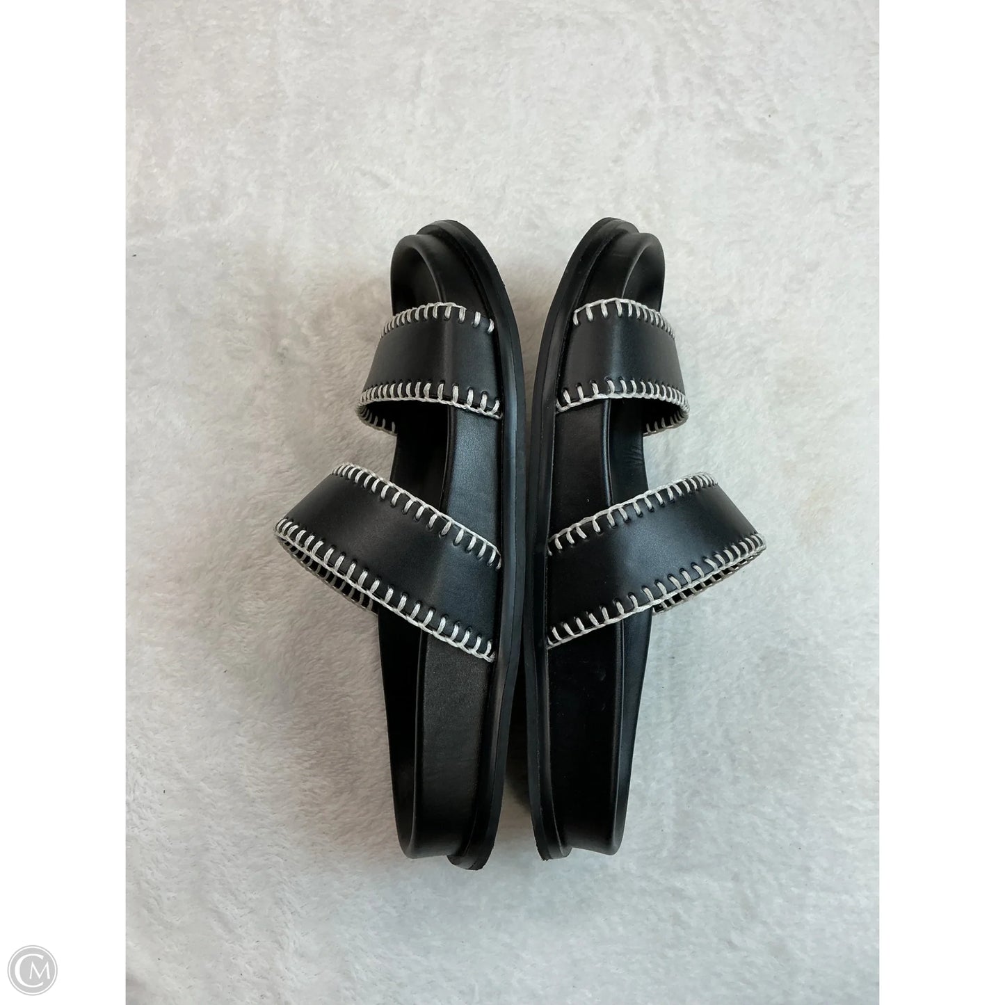 Sandals Flats By Nordstrom In Black, Size: 6