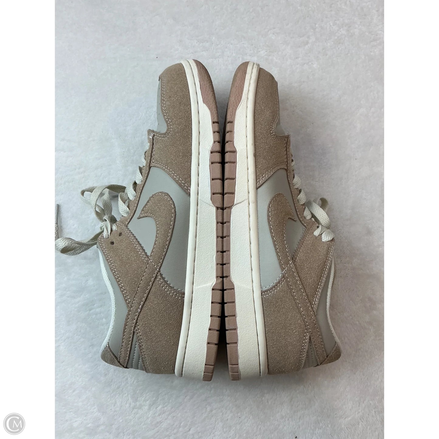 Shoes Sneakers By Nike In Brown & Grey, Size: 8.5