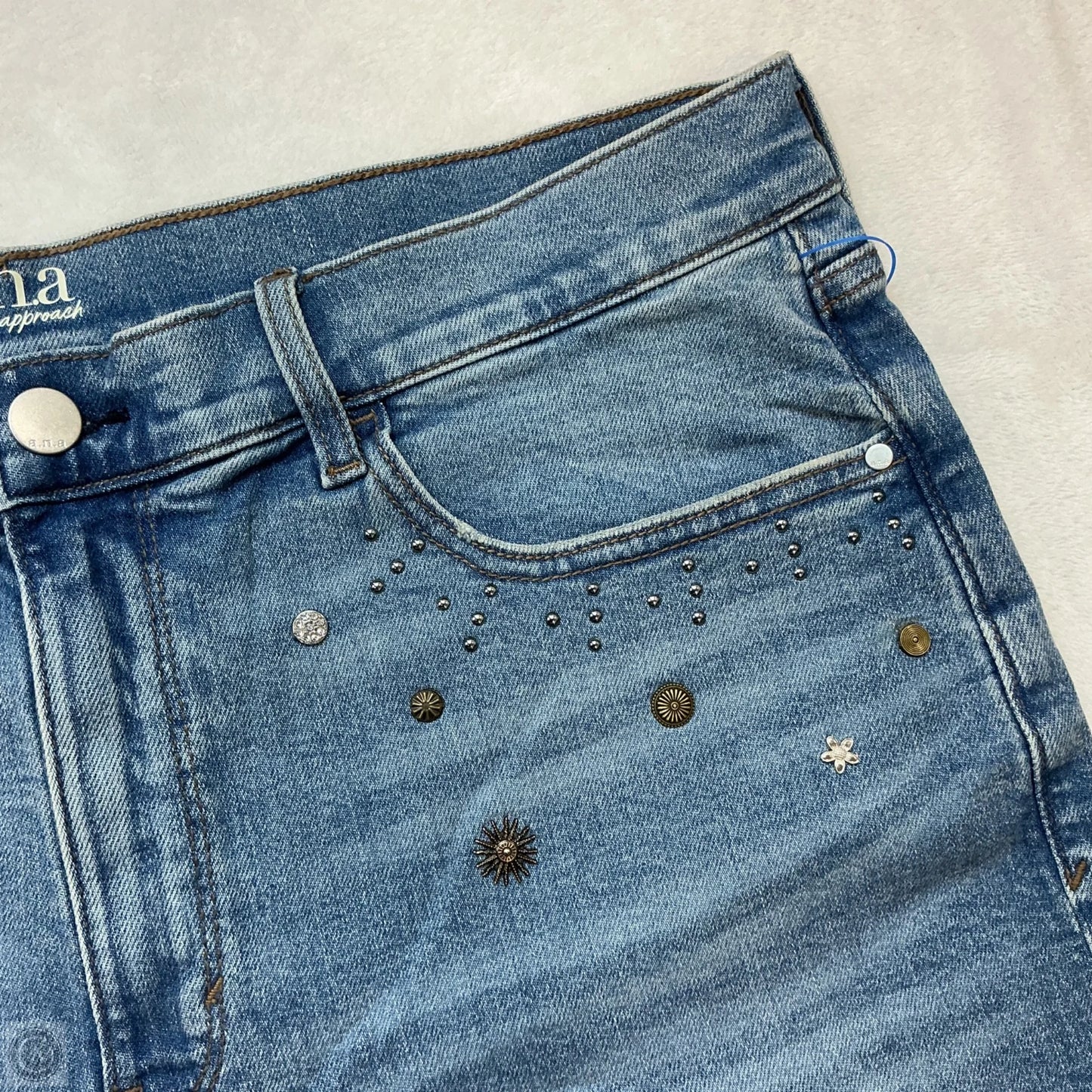 Shorts By Ana In Blue Denim, Size: 16