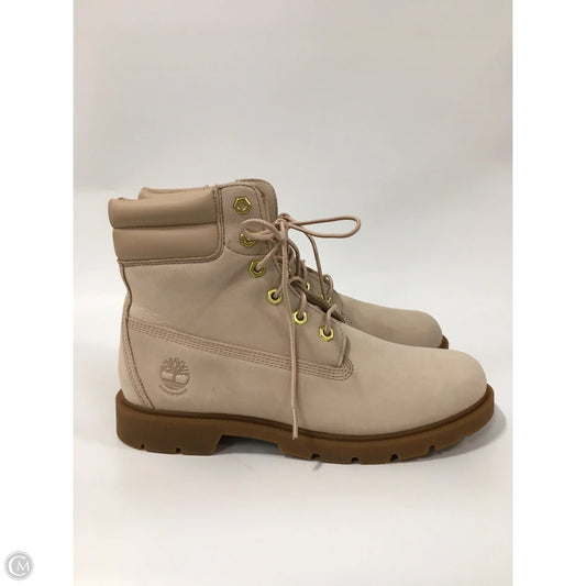 Boots Ankle Flats By Timberland In Beige, Size: 8.5